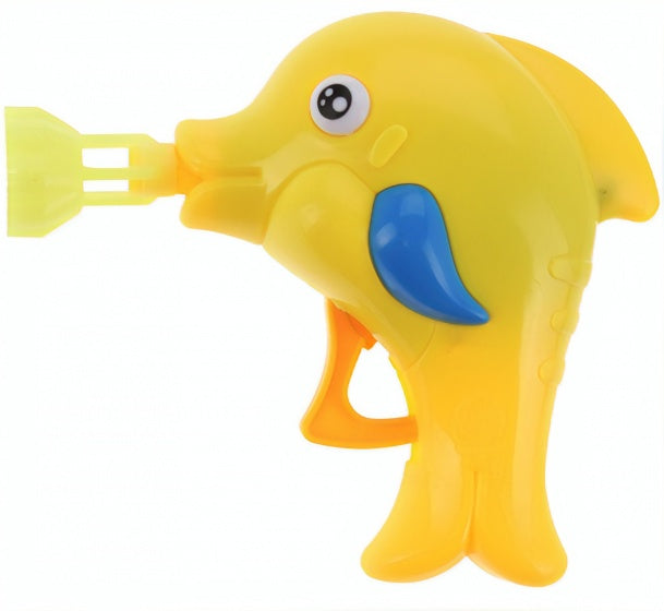 bellenblaaspistool dolfijntje 50 ml geel