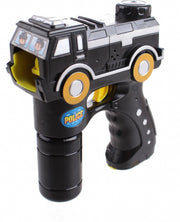 bellenblaaspistool met licht en geluid 2x 50 ml zwart