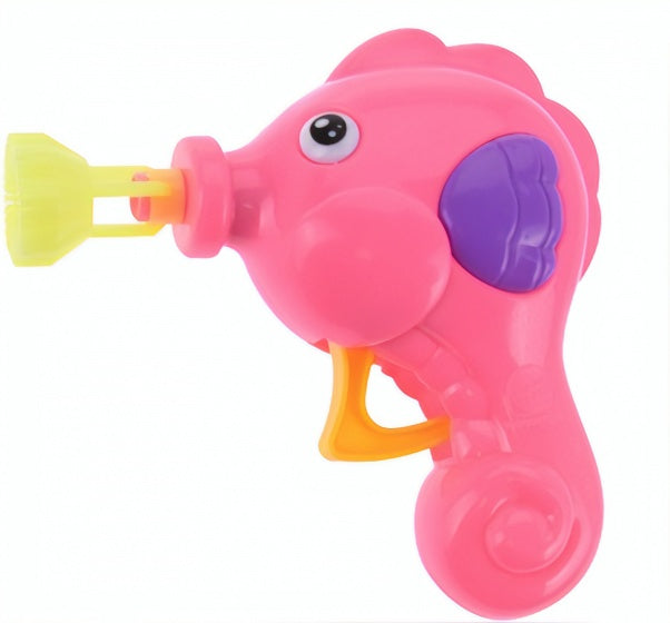 bellenblaaspistool zeepaardje 50 ml roze