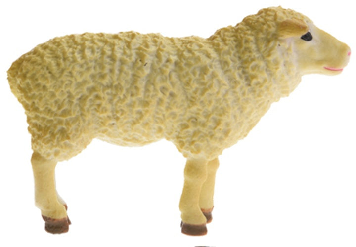 boerderijdier schaap Farm Life 8 cm beige