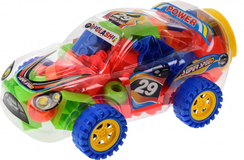 bouwblokken in raceauto 75-delig