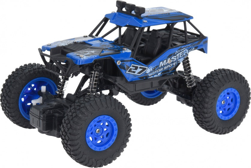 buggy met afstandsbediening 19 cm blauw