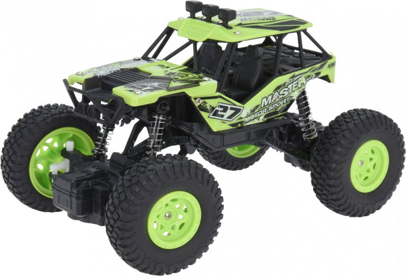 buggy met afstandsbediening 19 cm groen