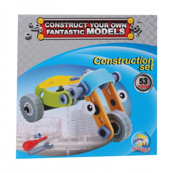 constructieset driewieler 53-delig