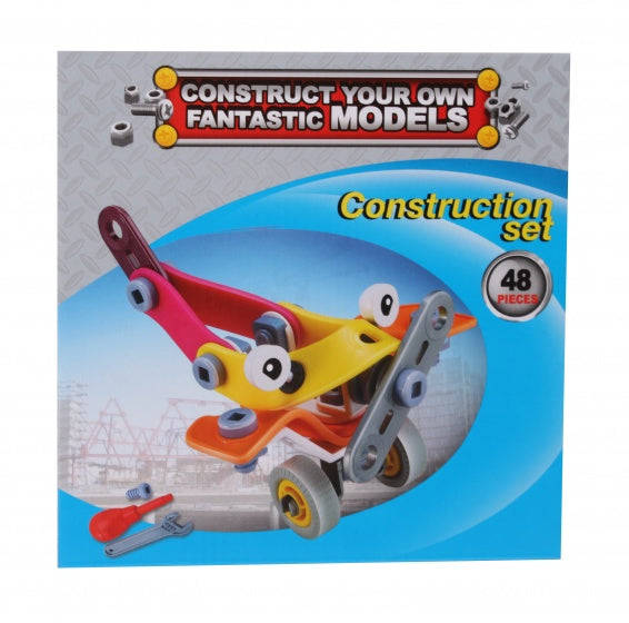 constructieset vliegtuig 48-delig