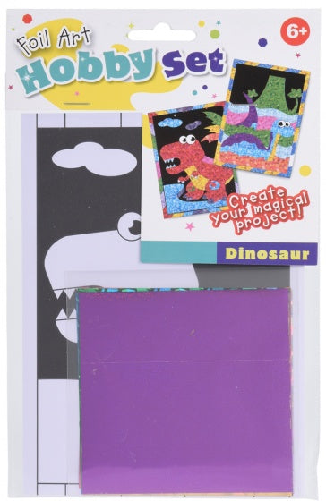 creatief met folie 12-delig dinosaurus