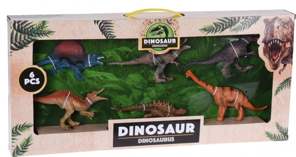 dinosaurussen set T-rex 6-delig