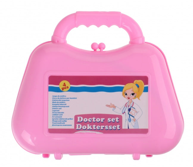 doktersset 4-delig roze