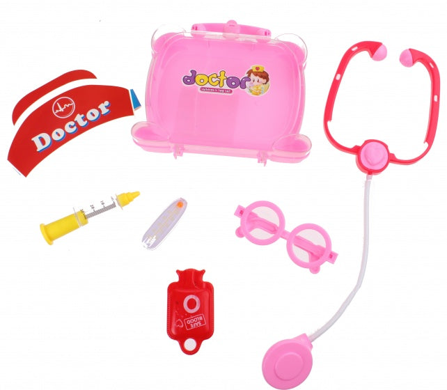 doktersset roze 7-delig