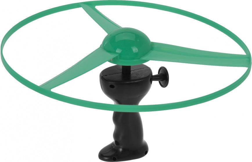 flying disc met licht 29 cm groen