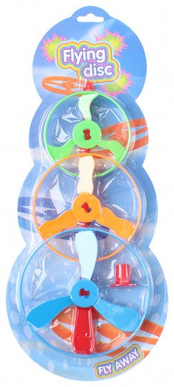 flying discs 12 - 10 - 8 cm 4-delig