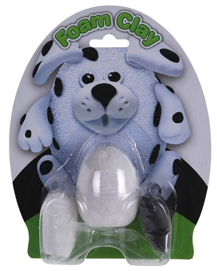 Foam Clay-set hond wit 4-delig