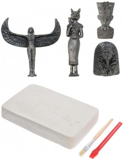 fossielen ontdekset Egyptian Statues