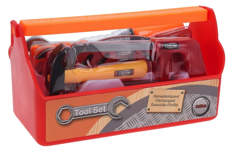 gereedschapkist boormachine rood 27 cm