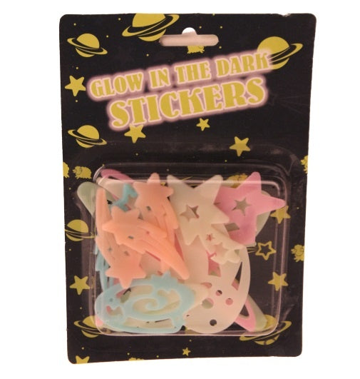 glow in the dark planeten en sterren gekleurd