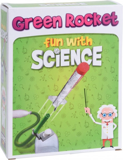 groene raket 32-delig 22 cm wit/groen
