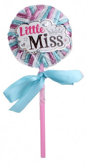 haarelastiekjes lolly roze/blauw 24 stuks