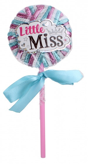 haarelastiekjes lolly roze/blauw 24 stuks