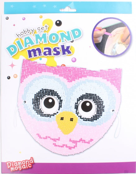 hobbyset diamond uilenmasker 20 cm
