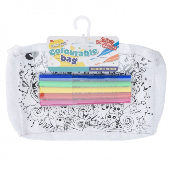 Kleur je eigen etui "Happy" 6-delig