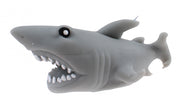 knijpfiguur haai 12 cm grijs