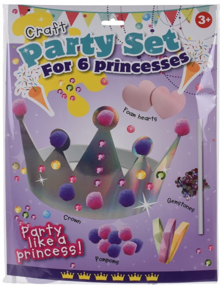 knutselset Craft Prinses meisjes zilver/roze