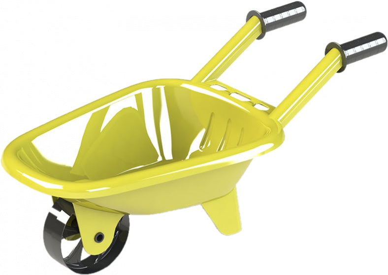 kruiwagen 61 x 30 x 17 cm geel