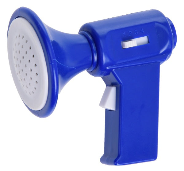 megafoon 7 cm blauw