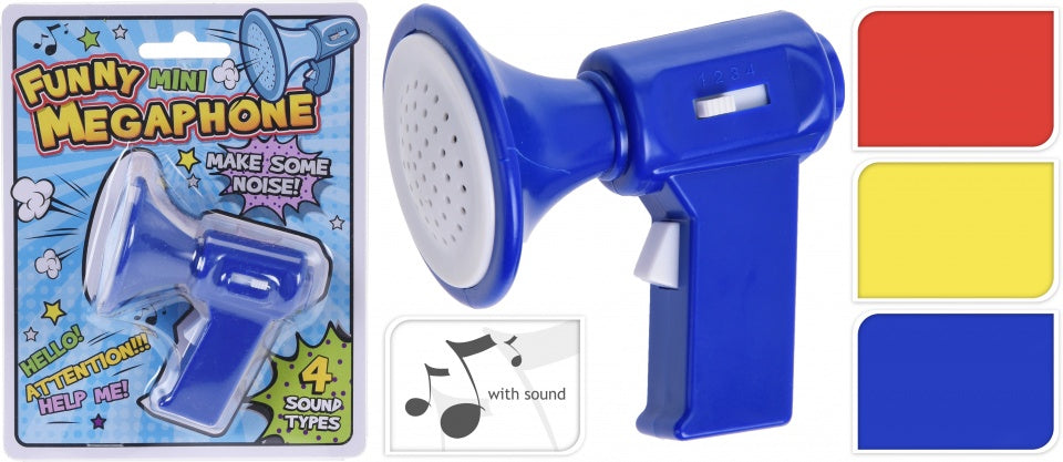 megafoon 7 cm geel