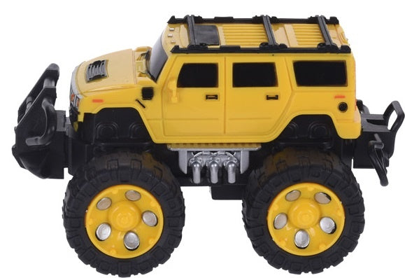 monstertruck geel 15 cm