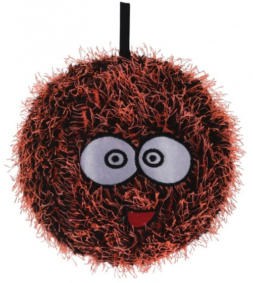 Opblaasbare monsterbal oranje 15 cm