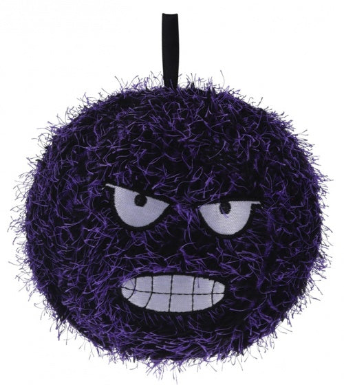 Opblaasbare monsterbal paars 15 cm