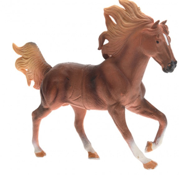 Paard 16cm bruin