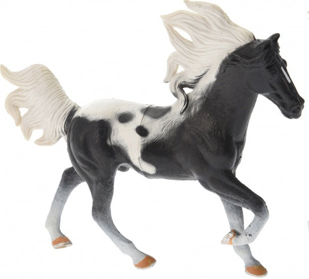 Paard 16cm zwart-wit
