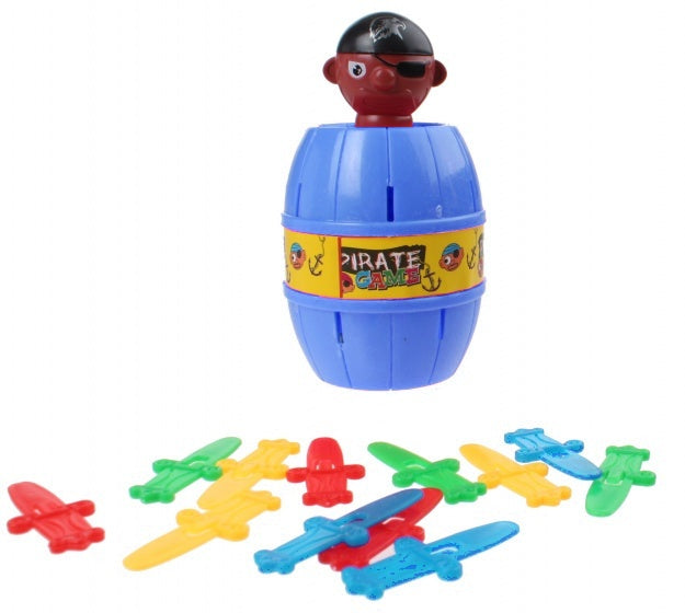 piratenspel Pirate Game blauw 14-delig