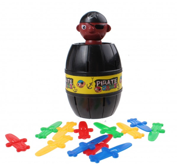 piratenspel Pirate Game zwart 14-delig