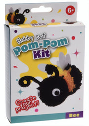 pom-pom set bij 14 cm multicolor
