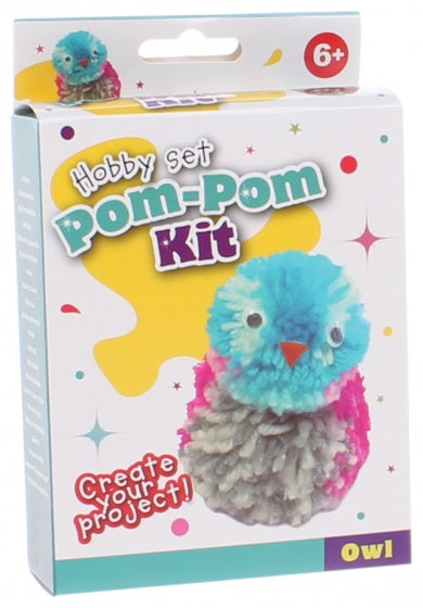 pom-pom set uil 14 cm multicolor