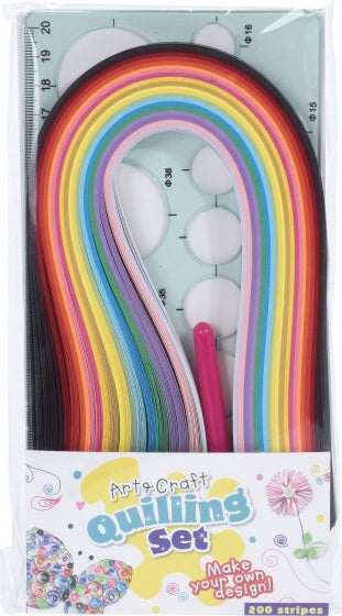 Quillingset Art and Craft junior 200 stripes