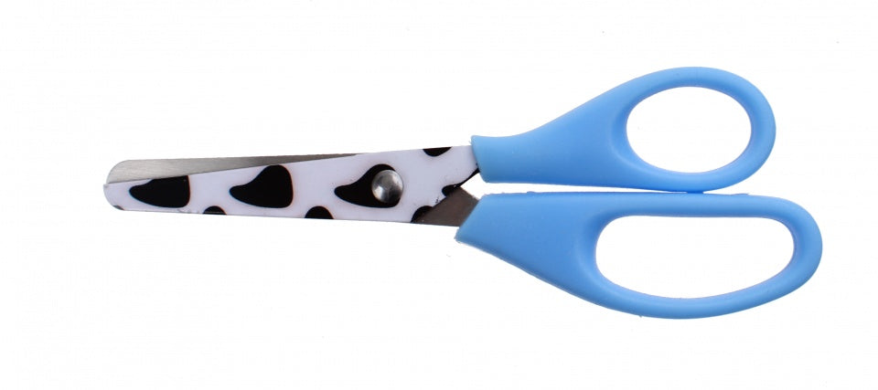 schaar koe 13 cm blauw