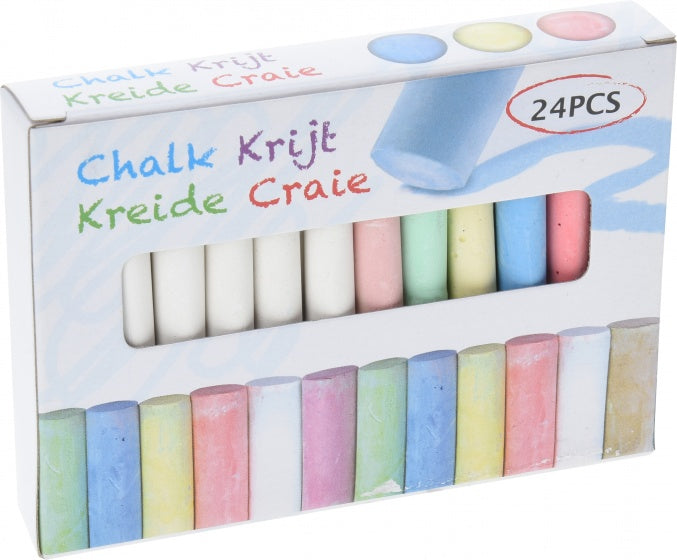 schoolbordkrijtjes 24 stuks