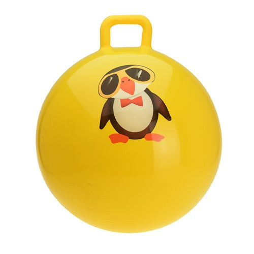 skippybal pinguïn 55 cm geel