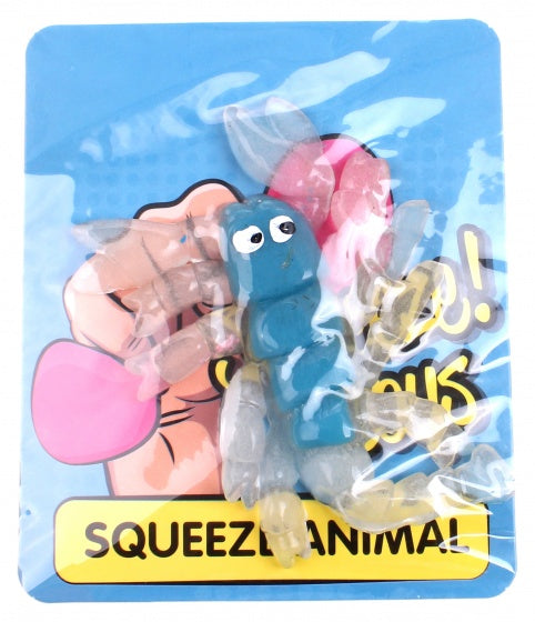 slijmfiguur blauw 9 x 7 cm schorpioen