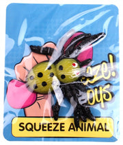 slijmfiguur geel 9 x 8 cm spin