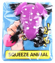 slijmfiguur paars 9 x 8 cm kikker