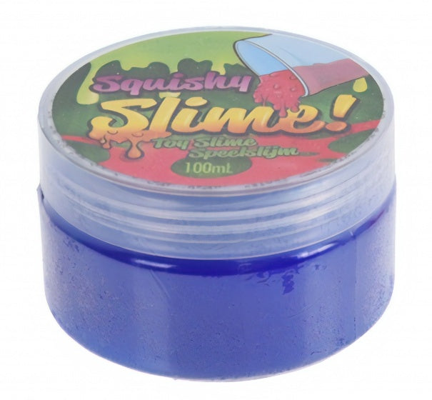 slijmpotje Squishy Slime 100 ml blauw