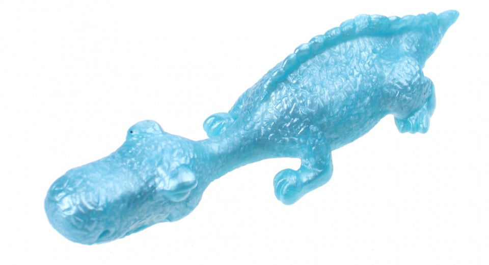 slingshot Dino katapult 10 cm blauw
