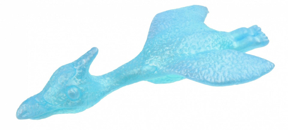 slingshot Dino Pterosauriër katapult 10 cm blauw