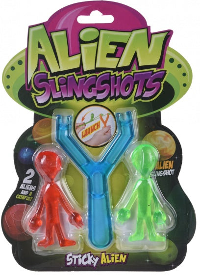 slingshots Alien katapult blauw 12 cm 3-delig
