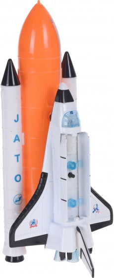 Space Shuttle die-cast met licht 20 cm wit
